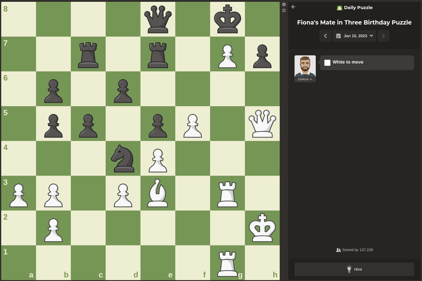Chess.com Daily Puzzle