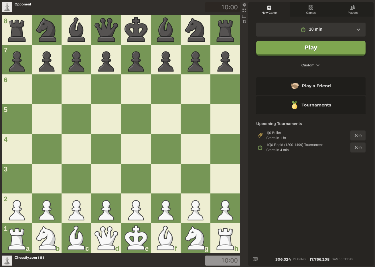 Playing on Chess.com